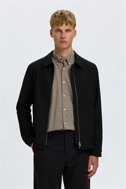 Selected Regular Finn Zip Jacket Bl